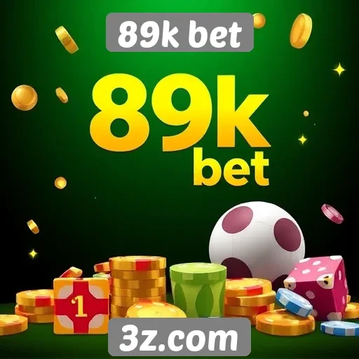 Diversidade de jogos disponíveis no 89k bet