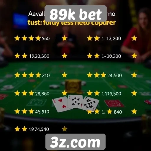 Avaliações de jogadores sobre o 89k bet estão em alta